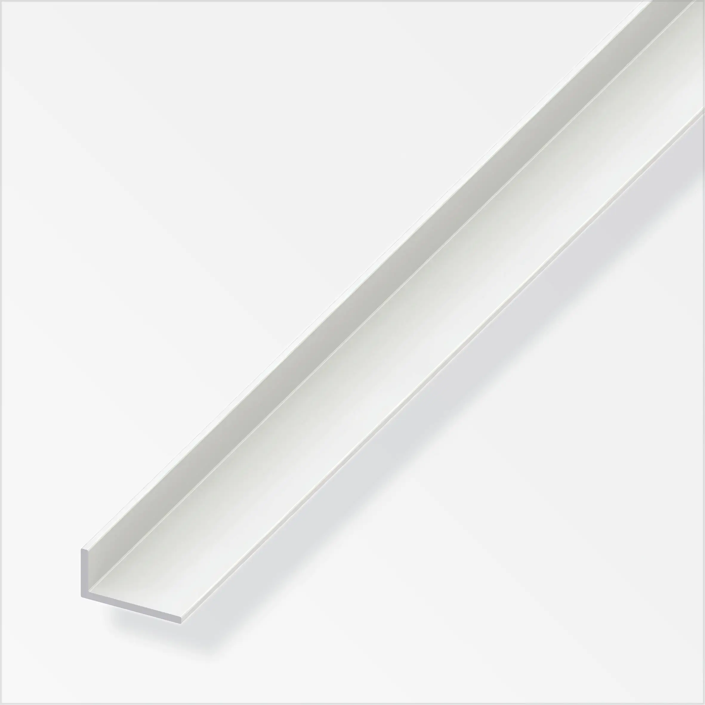 alfer Winkel 1 m, 30 x 20 mm PVC (Kunststoff) glatt weiss