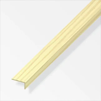 alfer Winkelprofil 1m, 19 x 22 mm PVC (Kunststoff) kiefer