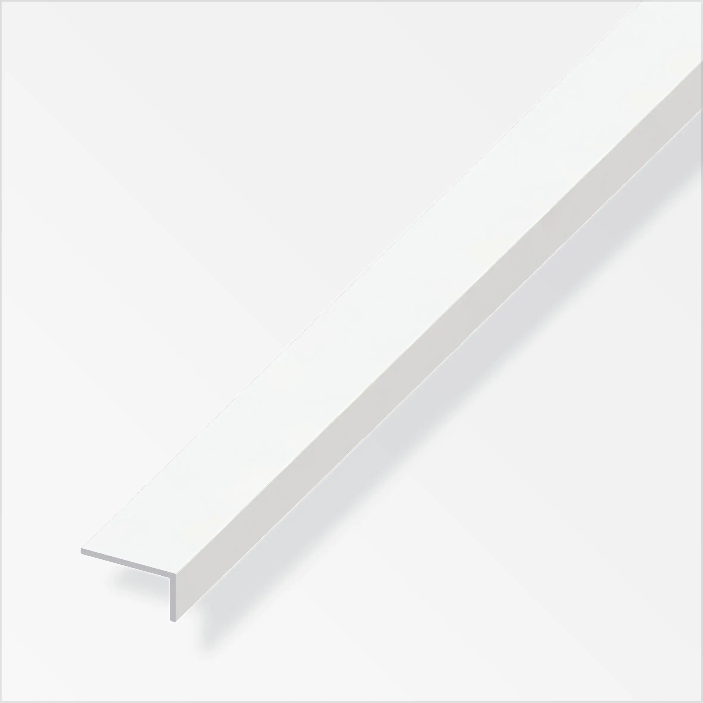 alfer Winkel 1 m, 19 x 28 mm PVC (Kunststoff) glatt weiss