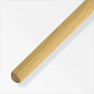alfer Viertelkreis-Eckleiste 1 m, 14 mm PVC (Kunststoff) glatt eiche