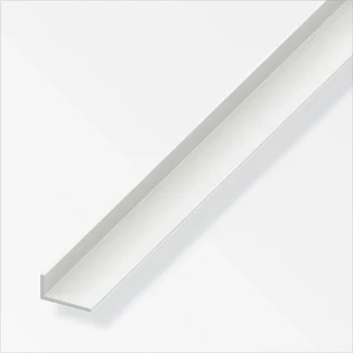 alfer Winkel 2 m, 40 x 10 mm PVC (Kunststoff) glatt weiss