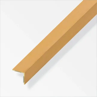 alfer Winkel 2.5 m, 30 x 30 mm PVC (Kunststoff) glatt buche