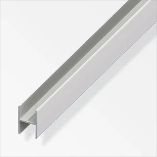 alfer clampline-H-Profil 1 m, 9.9 x 11 x 1.5 mm Aluminium eloxiert silber