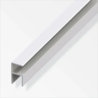alfer clampline-Eck-Profil 1 m, 5.9 x 7.7 x 1.5 mm Alu eloxiert silber