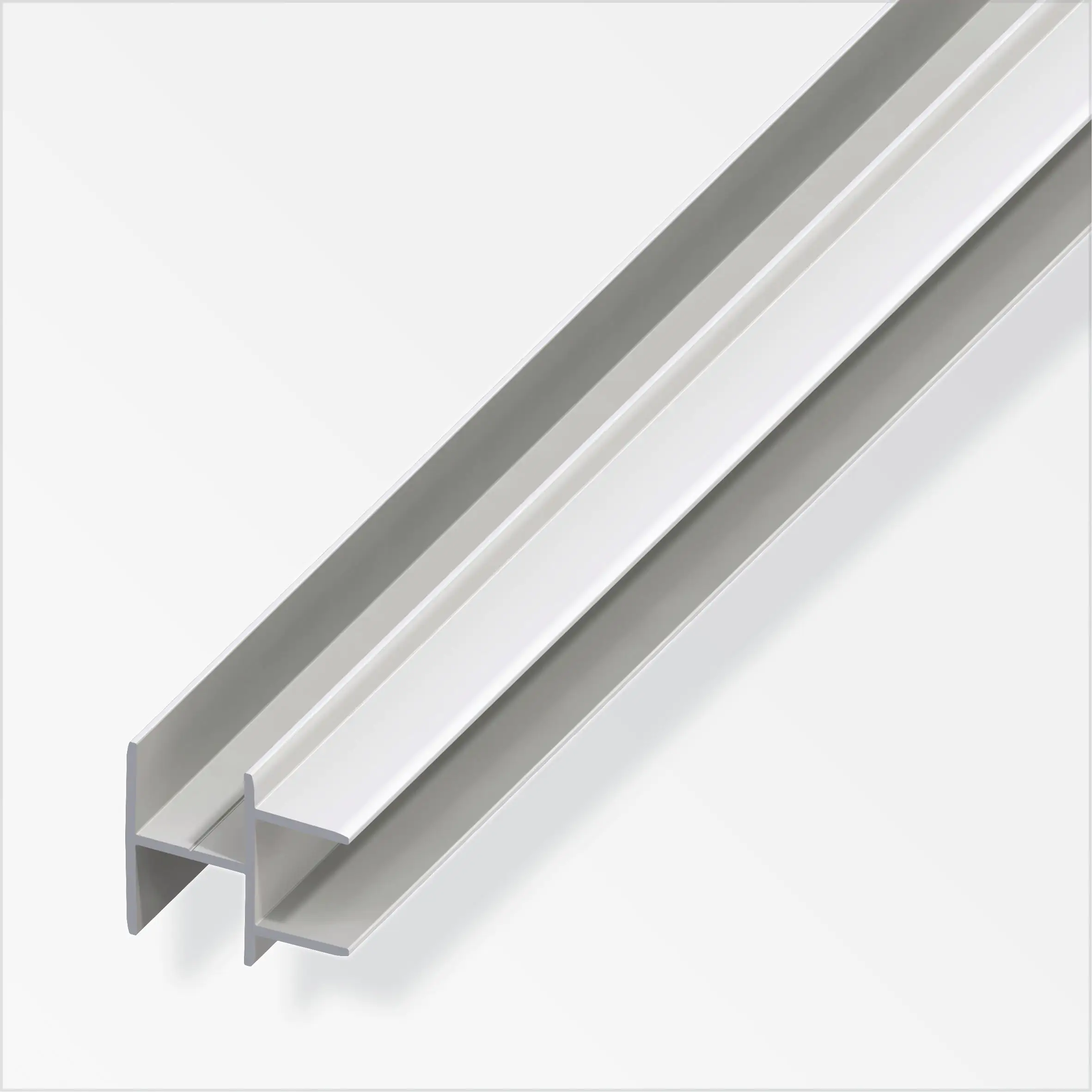alfer clampline-T-Profil 1 m, 15.9 x 14 x 1.5 mm Aluminium eloxiert silber
