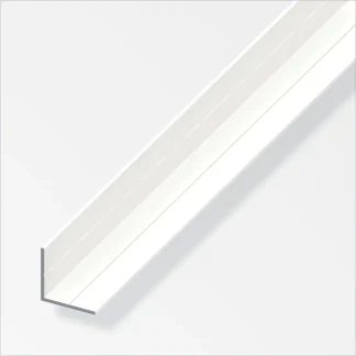 alfer Winkel 1 m, 29.5 x 2.4 mm Aluminium beschichtet weiss