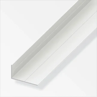 alfer Winkel 1 m, 35.5 x 65.6 mm PVC (Kunststoff) glatt weiss