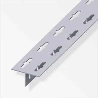 alfer T-Profil 1 m, 35.5 x 68.6 x 2.4 mm Aluminium roh blank