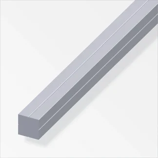 alfer Quadratstange 1 m, 7.5 mm Aluminium roh blank
