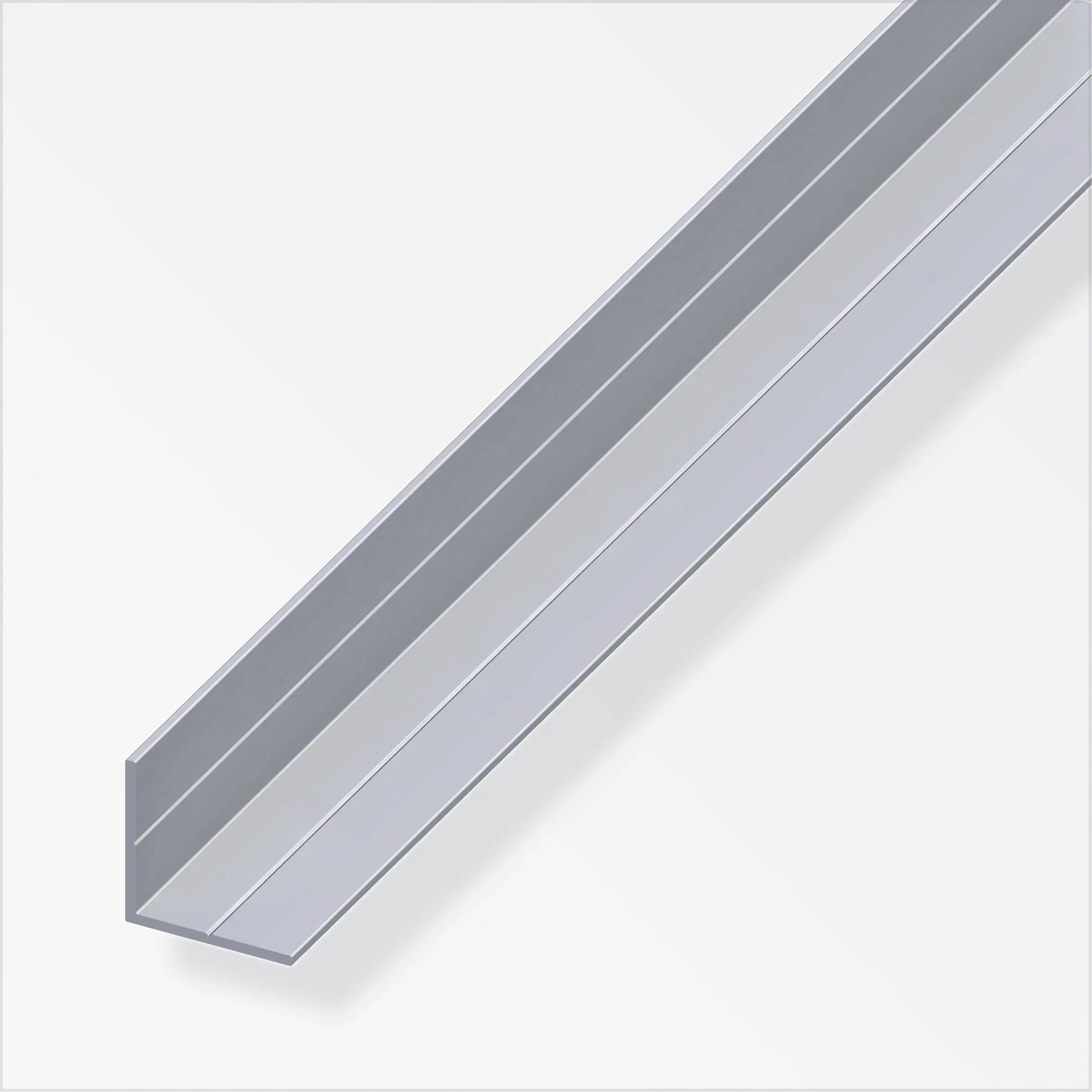 alfer Winkel 2.5 m, 15.5 x 1.5 mm Aluminium roh blank