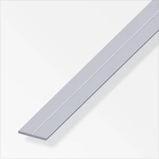 alfer Flachprofil Aluminium roh blank