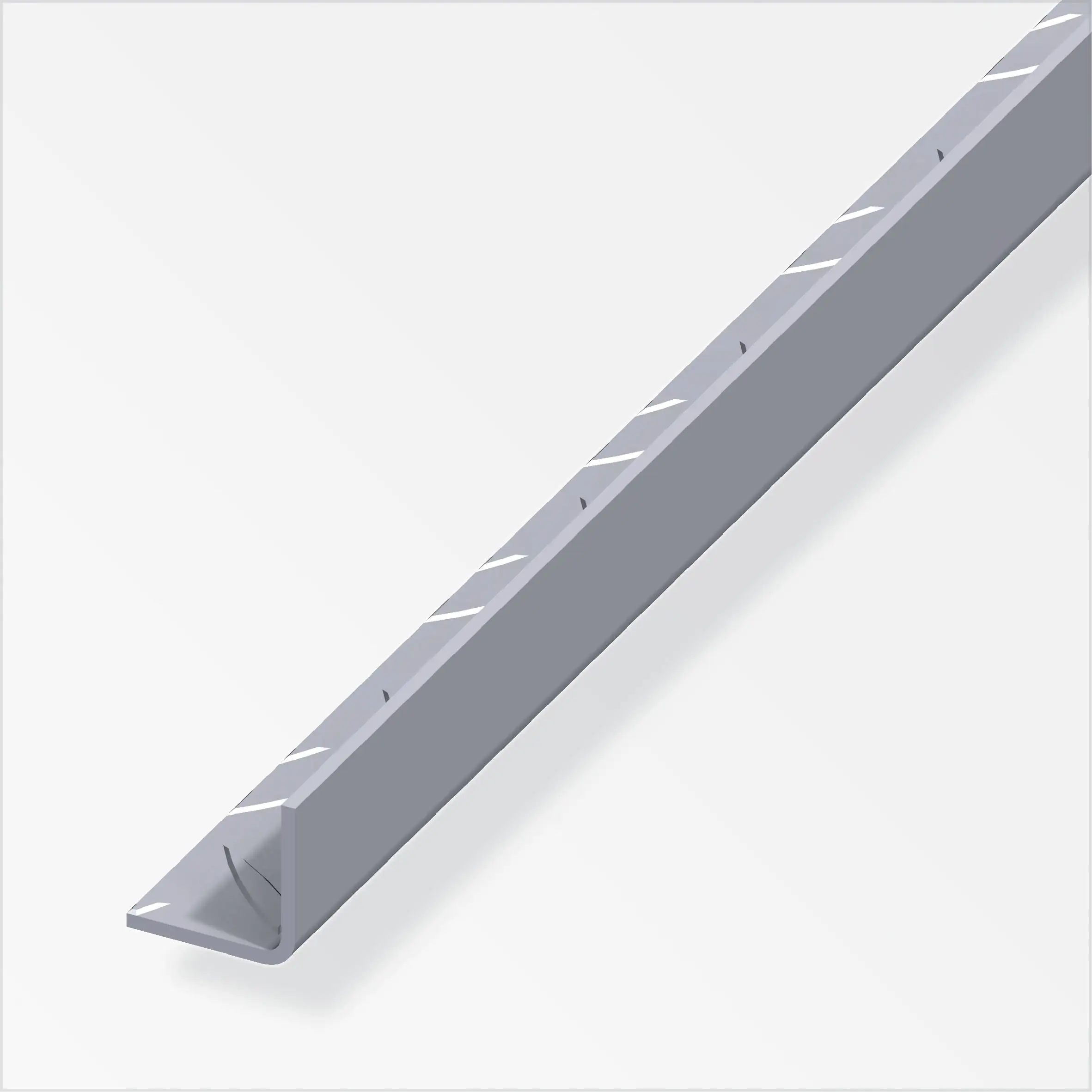 alfer Winkel, innen 1 m, 23.5 x 23.5 mm Aluminium roh blank