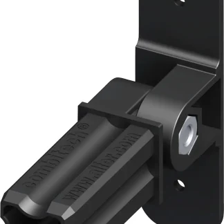 alfer Gelenk-Flansch-Verbinder, 1 Zapfen 23.5 mm Kunststoff glatt schwarz