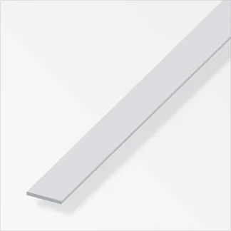 alfer Flachprofil Edelstahl roh natur