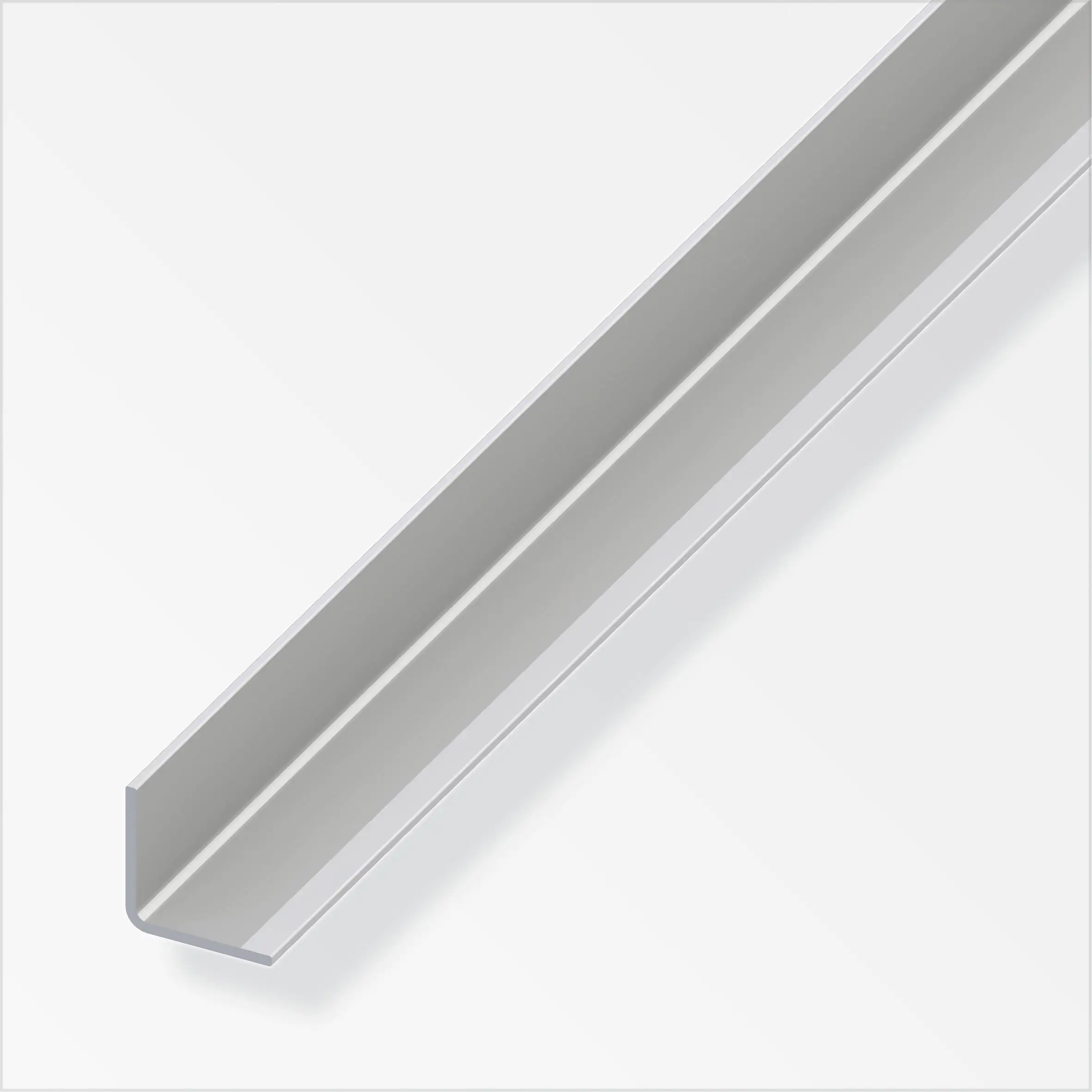 alfer Winkel 1 m, 15 x 15 mm EdelStahl roh natur