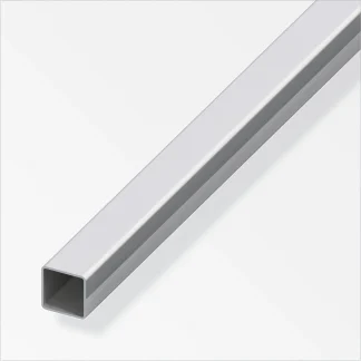 alfer Vierkantrohr 1 m, 15 x 15 x 1 mm EdelStahl roh natur