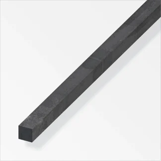 alfer Vierkantstange 1 m, 10 x 10 mm Stahl roh natur