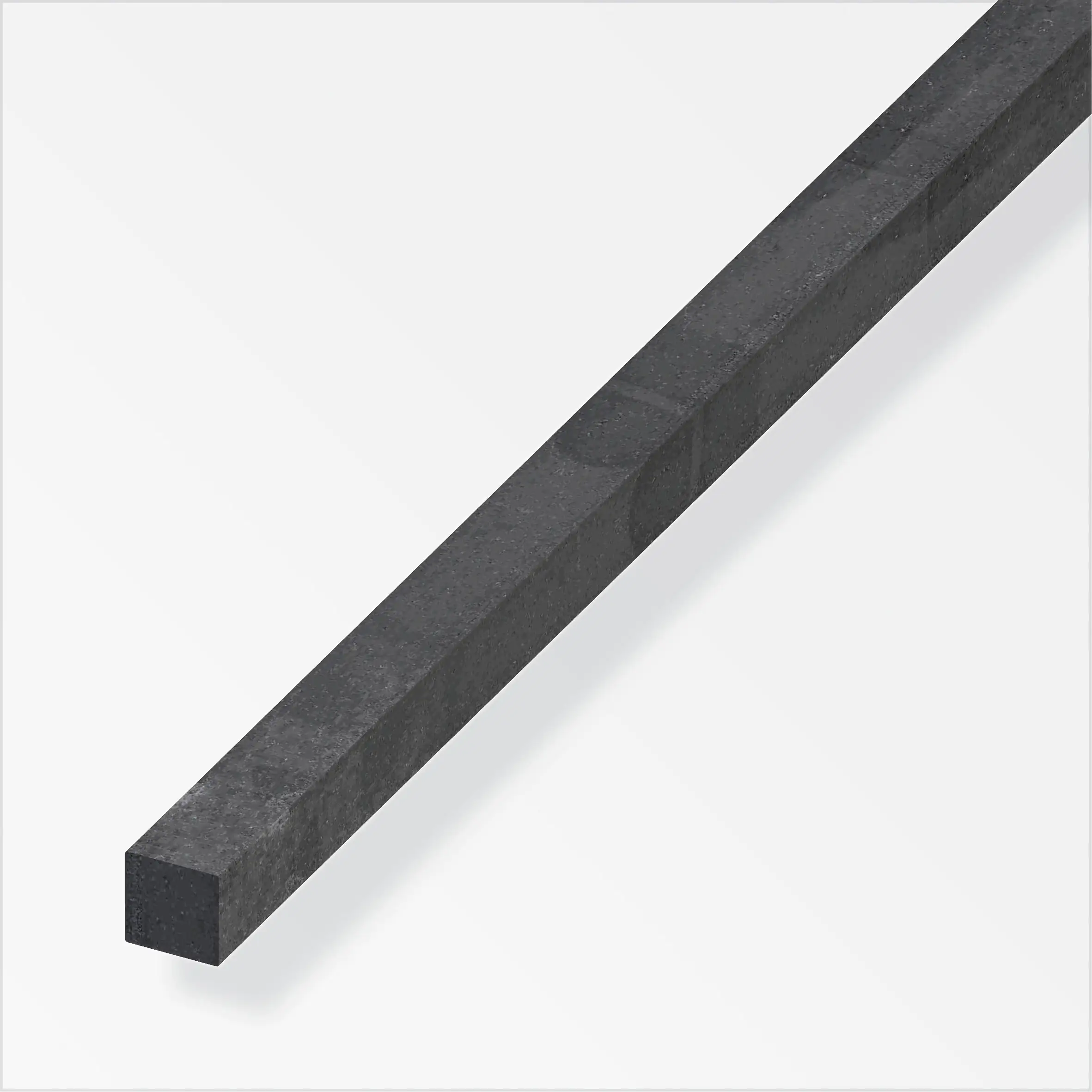 alfer Vierkantstange 1 m, 10 x 10 mm Stahl roh natur