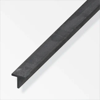 alfer T-Profil 1 m, 25 x 25 x 3.5 mm Stahl roh natur
