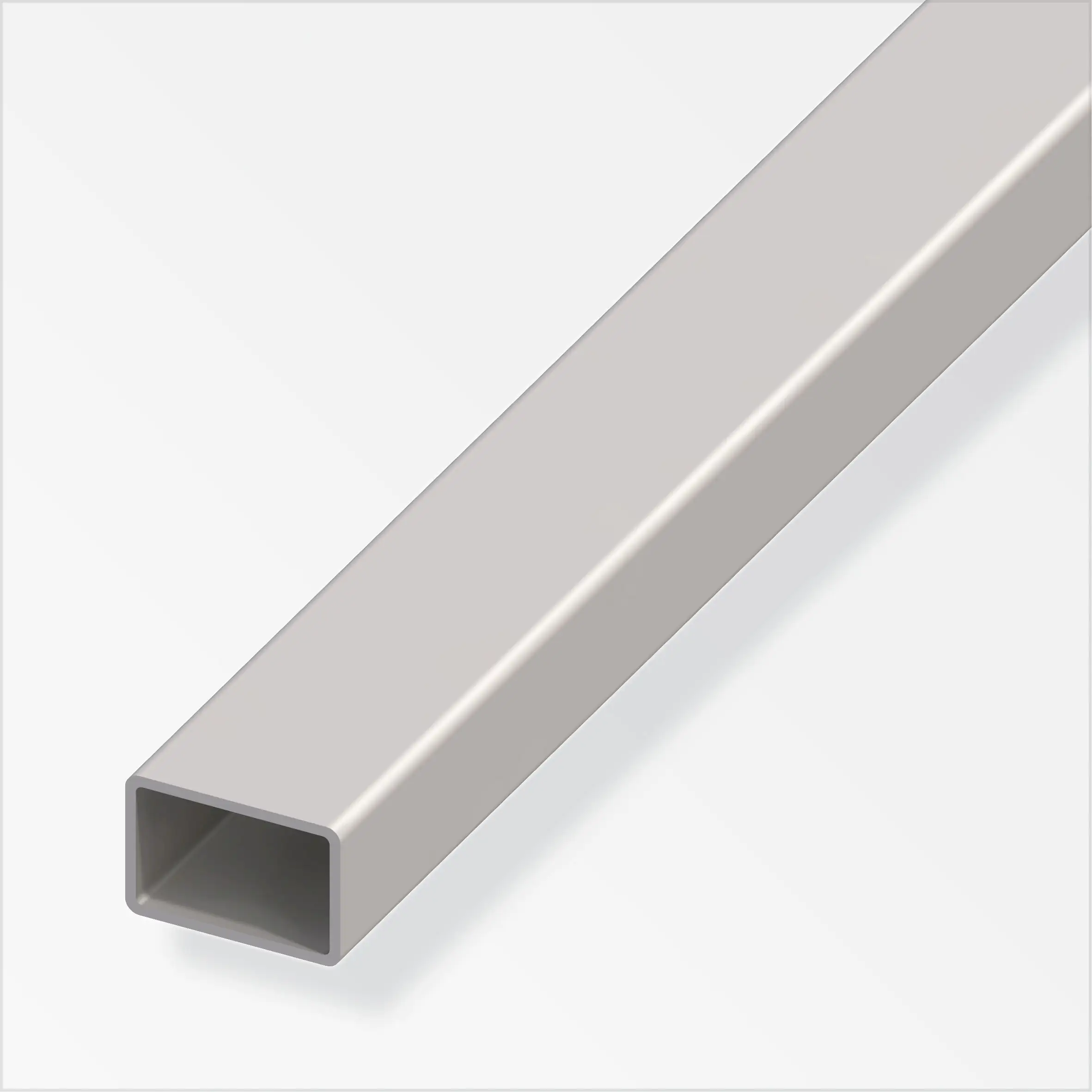 alfer Rechteckrohr 2 m, 30 x 20 x 1.5 mm Stahl roh natur