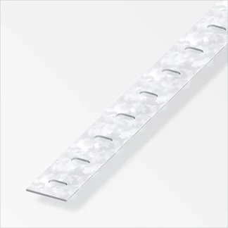 alfer Flachprofil Stahl verzinkt gelocht