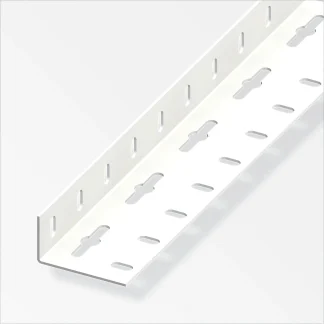 alfer Winkel 1 m, 23.5 x 43.5 mm Stahl beschichtet weiss