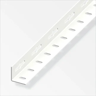 alfer Winkel 2.5 m, 35.5 x 35.5 mm Stahl beschichtet weiss