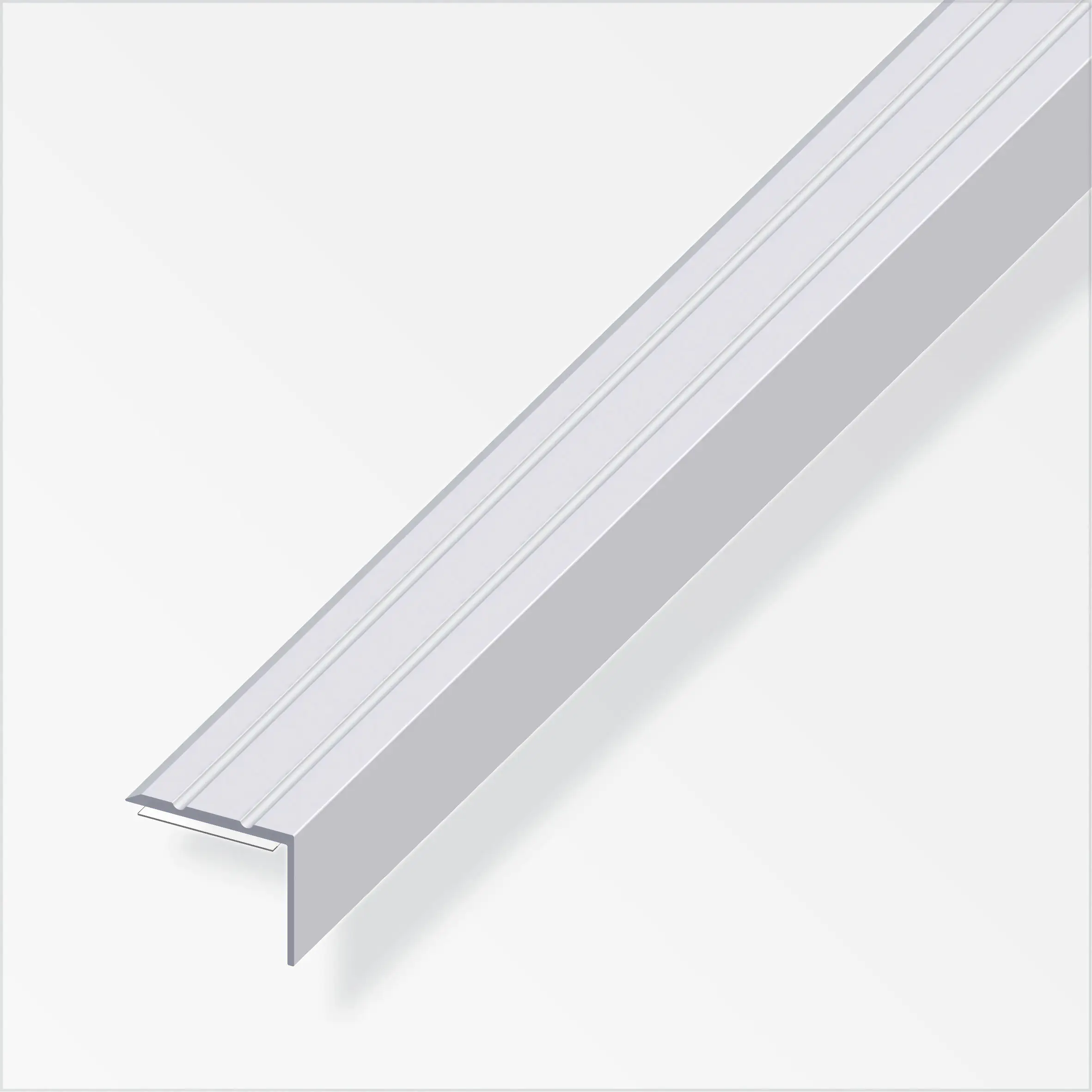 alfer Winkel-Abschluss-Profil 0.9 m, 25 x 18 mm Aluminium eloxiert silber
