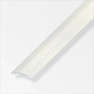 alfer Übergangsprofil 1 m, 30 x 5 mm Alu eloxiert gebürstet edelstahl optik