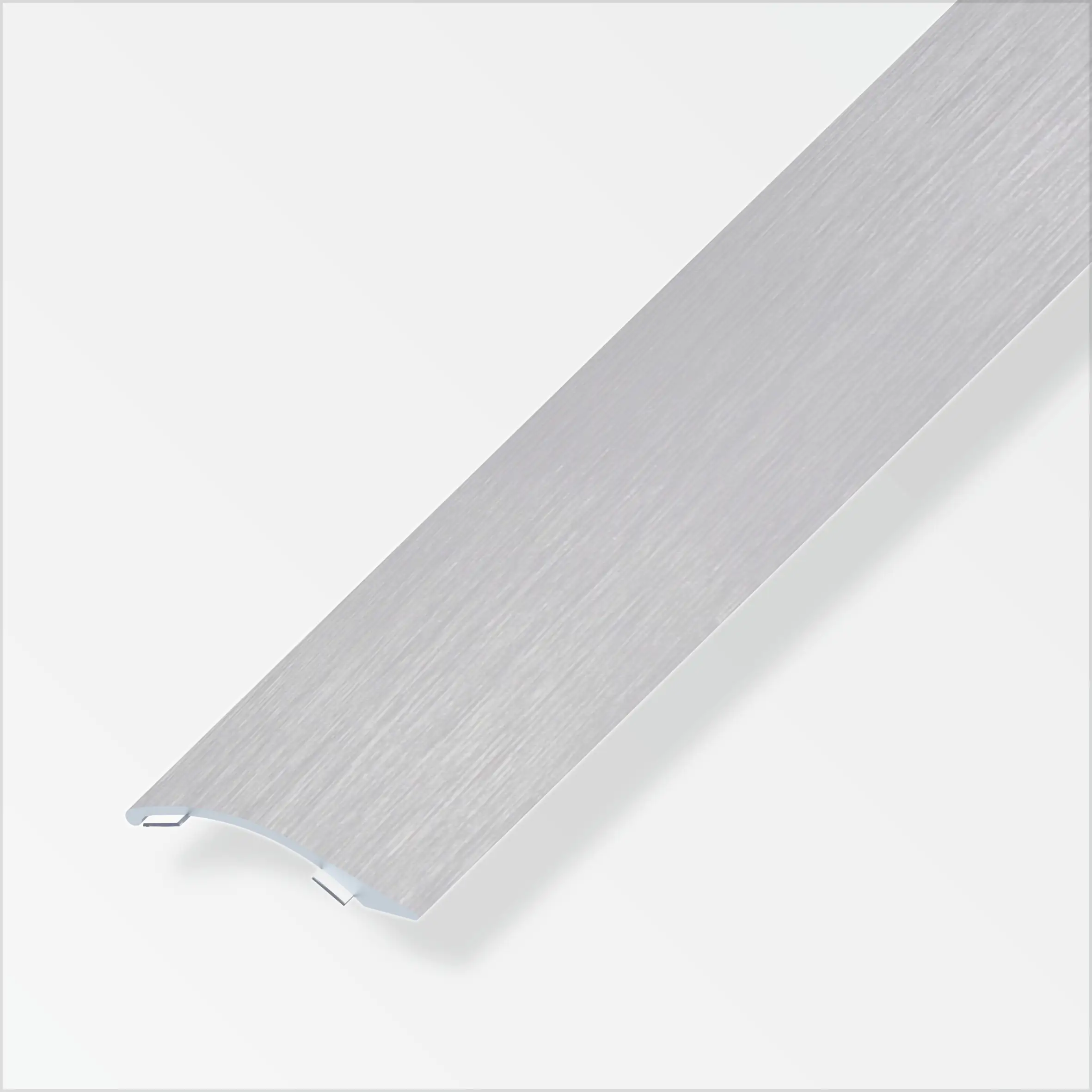 alfer Ausgleichsprofil 1 m, 38.5 x 7.5 mm Alu eloxiert gebürstet grau