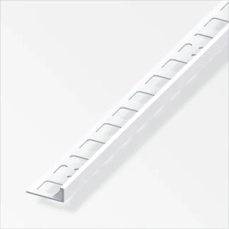 alfer Winkelprofil Aluminium beschichtet brillantweiß