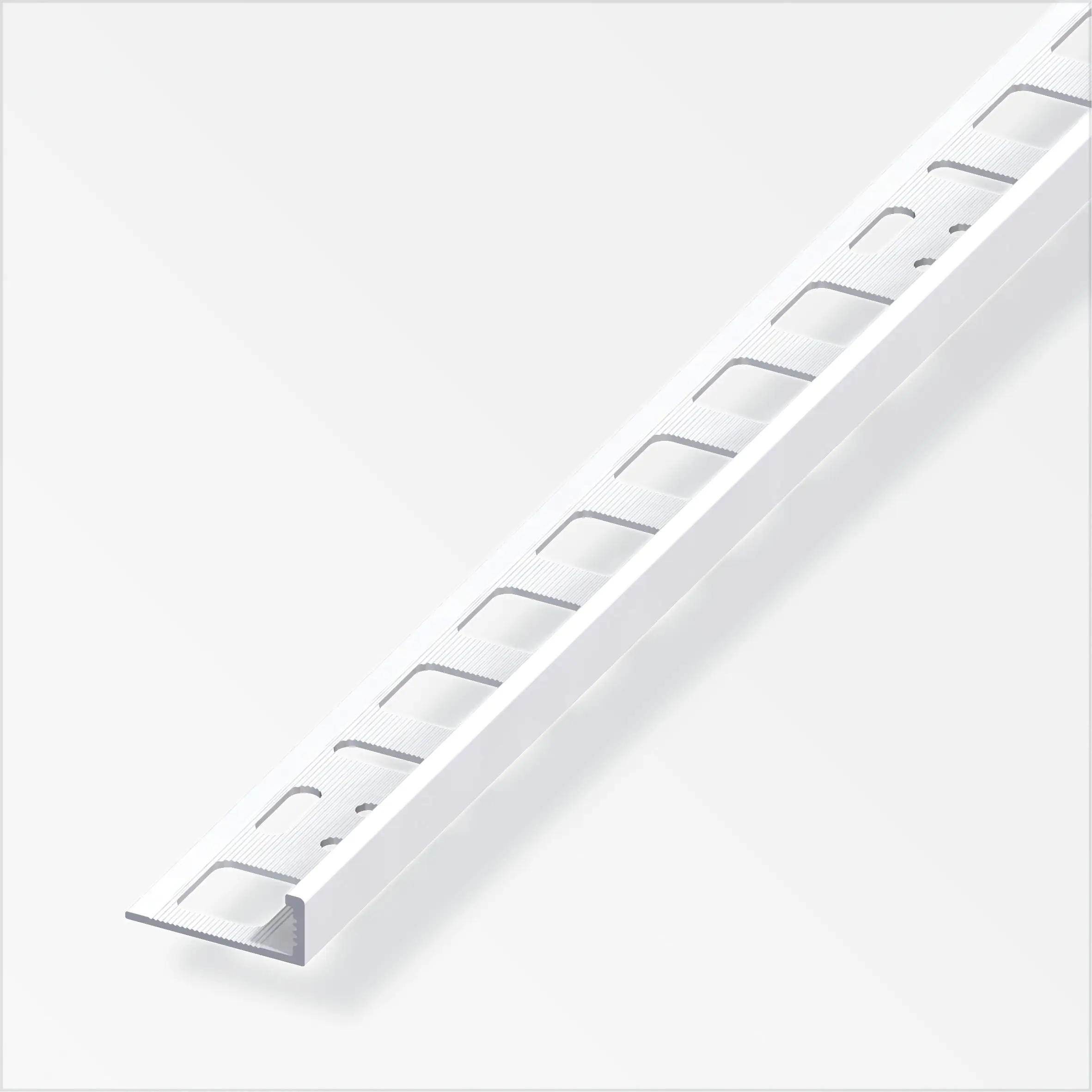 alfer Winkelprofil Aluminium beschichtet brillantweiß