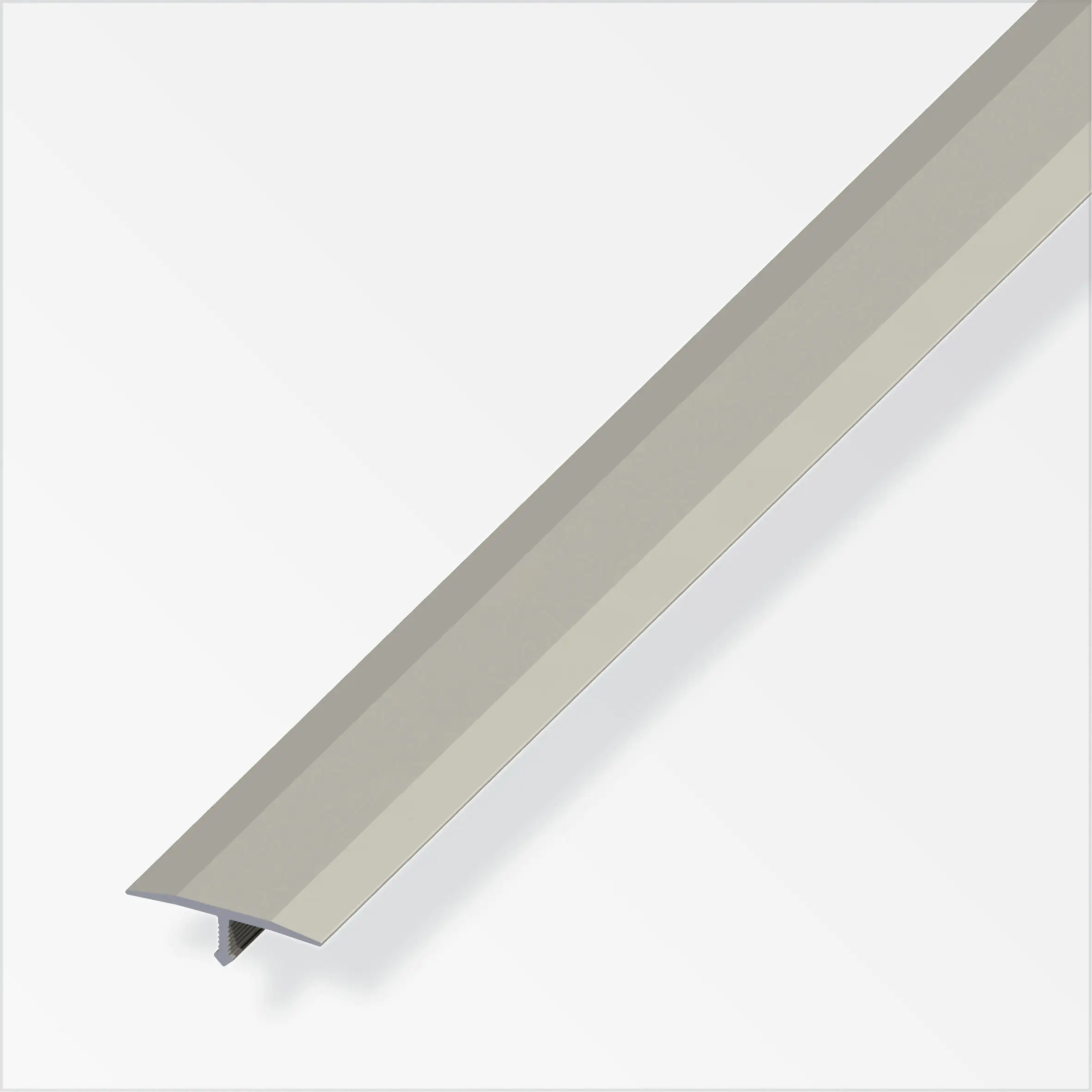 alfer Fugenabdeckprofil 1 m, 6 x 14 mm Aluminium eloxiert titan