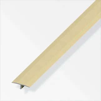 alfer Fugenabdeckprofil 1 m, 6 x 25 mm Alu beschichtet sublimiert ahorn