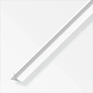 alfer Randfugeabdeckprofil 2.5 m, 12 x 17 mm Alu eloxiert poliert chrom