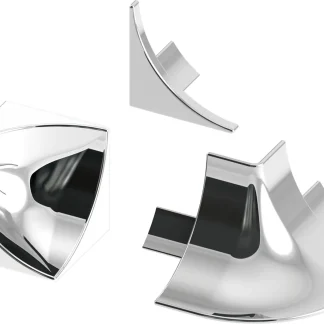 alfer Zubehör-Set 8 mm 8 mm PVC (Kunststoff) glatt chrom optik