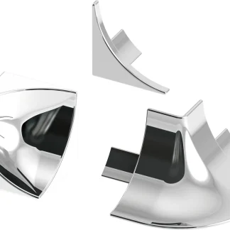 alfer Zubehör-Set 12 mm 12 mm PVC (Kunststoff) glatt chrom optik