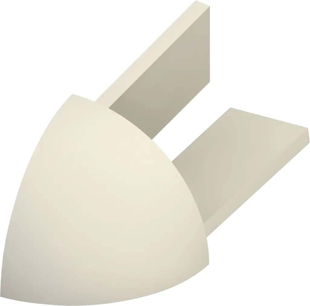alfer Aussenecken 9.5 mm beige