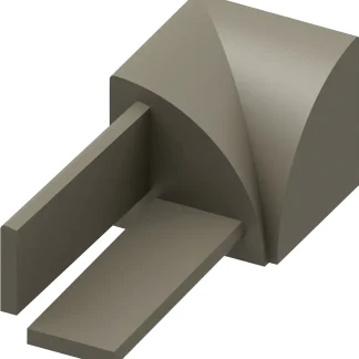 alfer Innenecken PVC glatt taupe