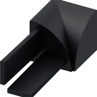 alfer Innenecken 9.5 mm 9.5 mm PVC (Kunststoff) glatt schwarz