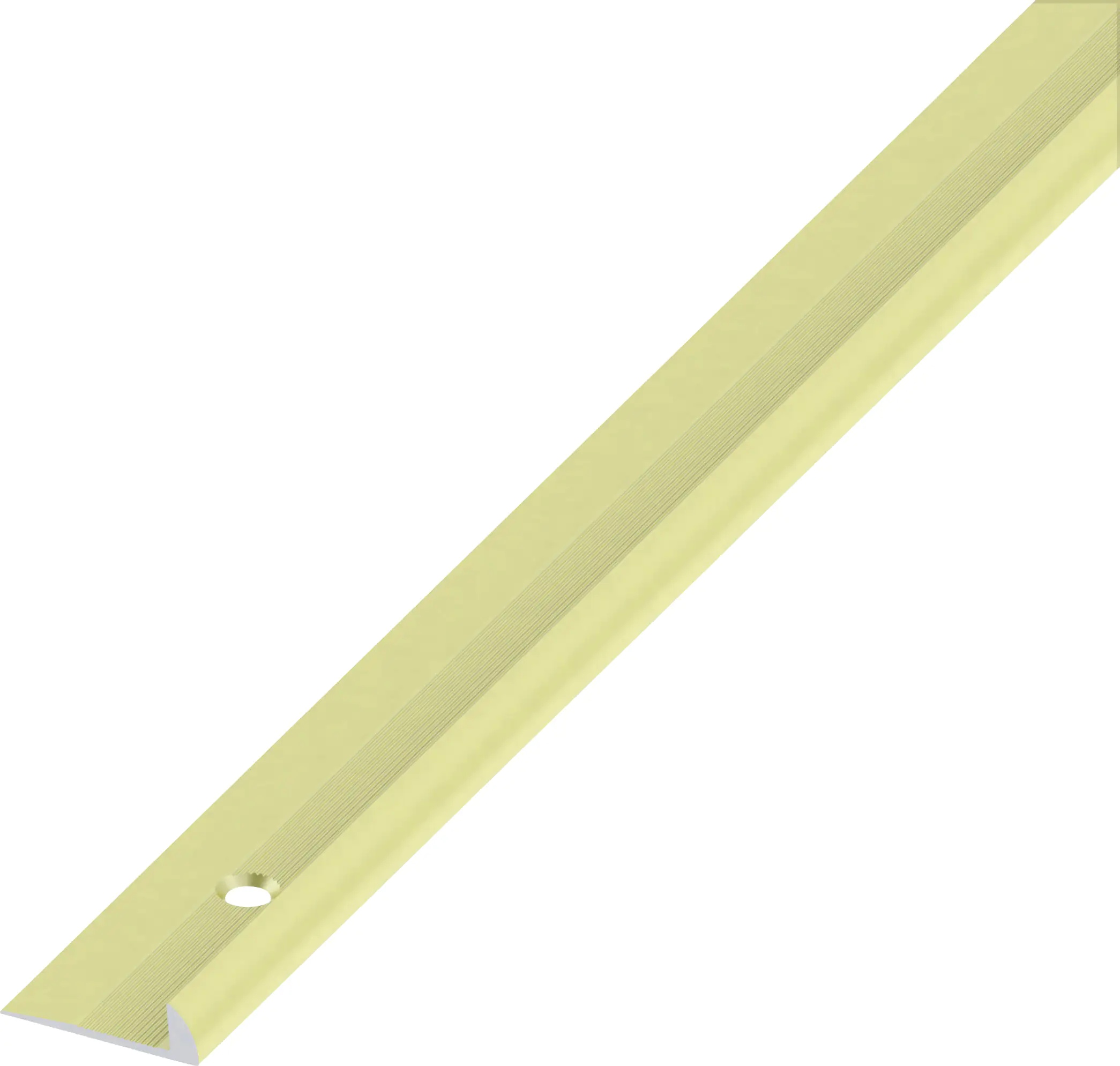 alfer Rund-Abschluss-Profil 1 m, 21.5 x 5 mm Aluminium eloxiert messing