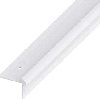 alfer Treppen-Abschluss-Profil 1 m, 40 x 30 x 3 mm Alu eloxiert silber