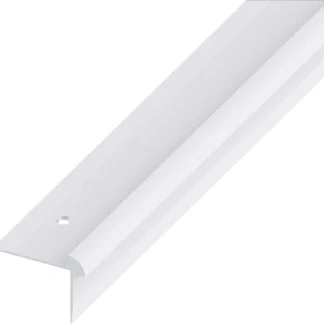 alfer Treppen-Abschluss-Profil 1 m, 40 x 30 x 5 mm Alu eloxiert silber