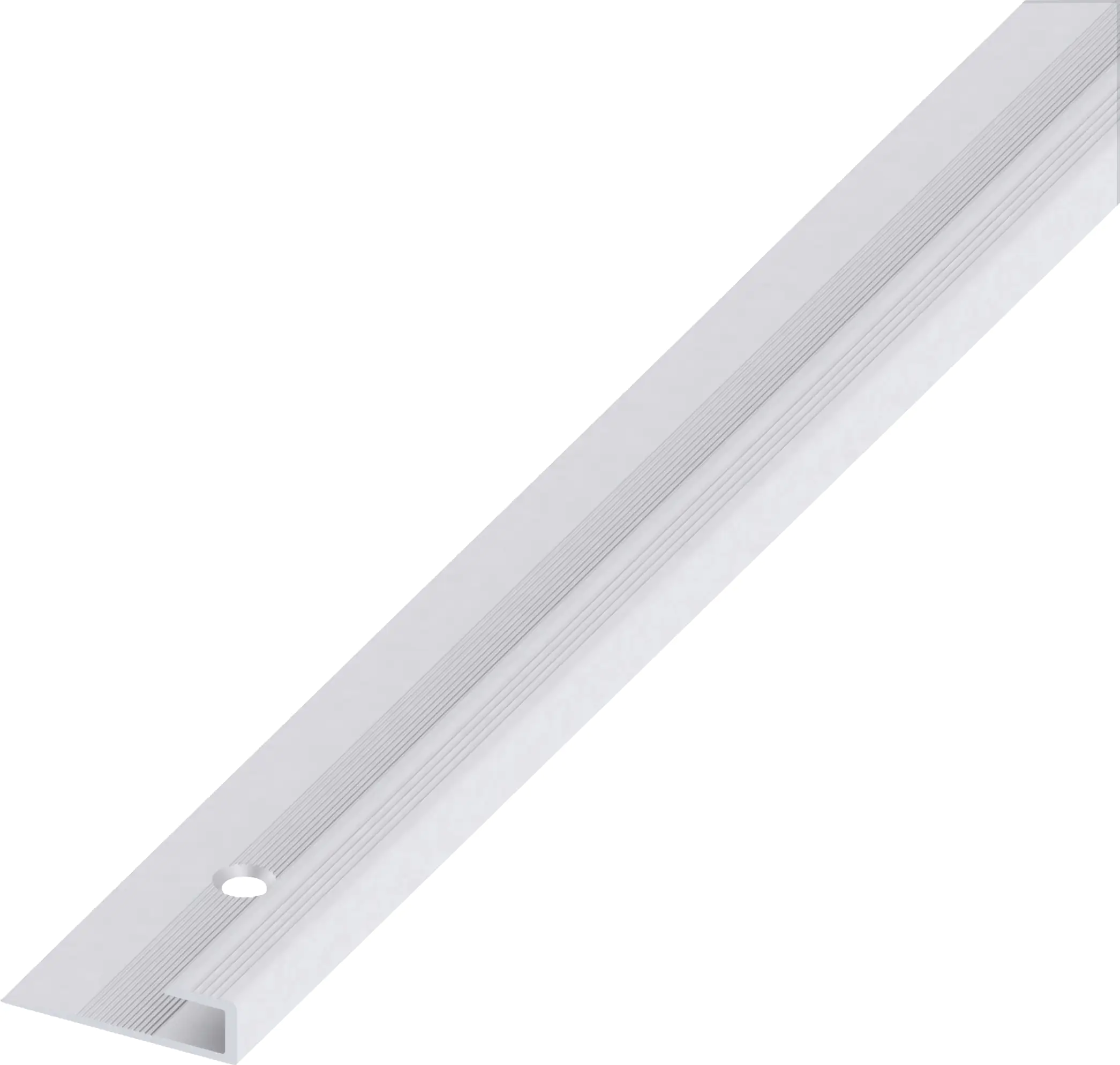 alfer Einfass-Profil 1 m, 26 x 5 mm Aluminium eloxiert silber