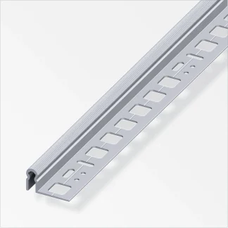 alfer Alu-Träger-Profil mit alfer®-fix 1 m, 16.5 x 30 mm Alu roh blank