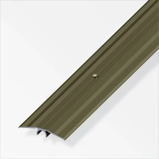 alfer Übergangs-Profil 1 m, 46 mm Aluminium eloxiert bronze