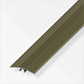 alfer Übergangsprofil 1 m, 46 mm Aluminium eloxiert bronze