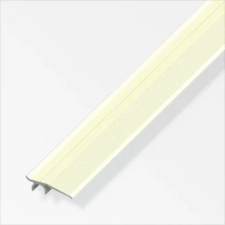 alfer Wandabschluss-Profil 1 m, 32 mm Aluminium eloxiert champagner