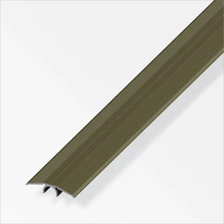 alfer Übergangs-Profil 1 m, 33 mm Aluminium eloxiert bronze