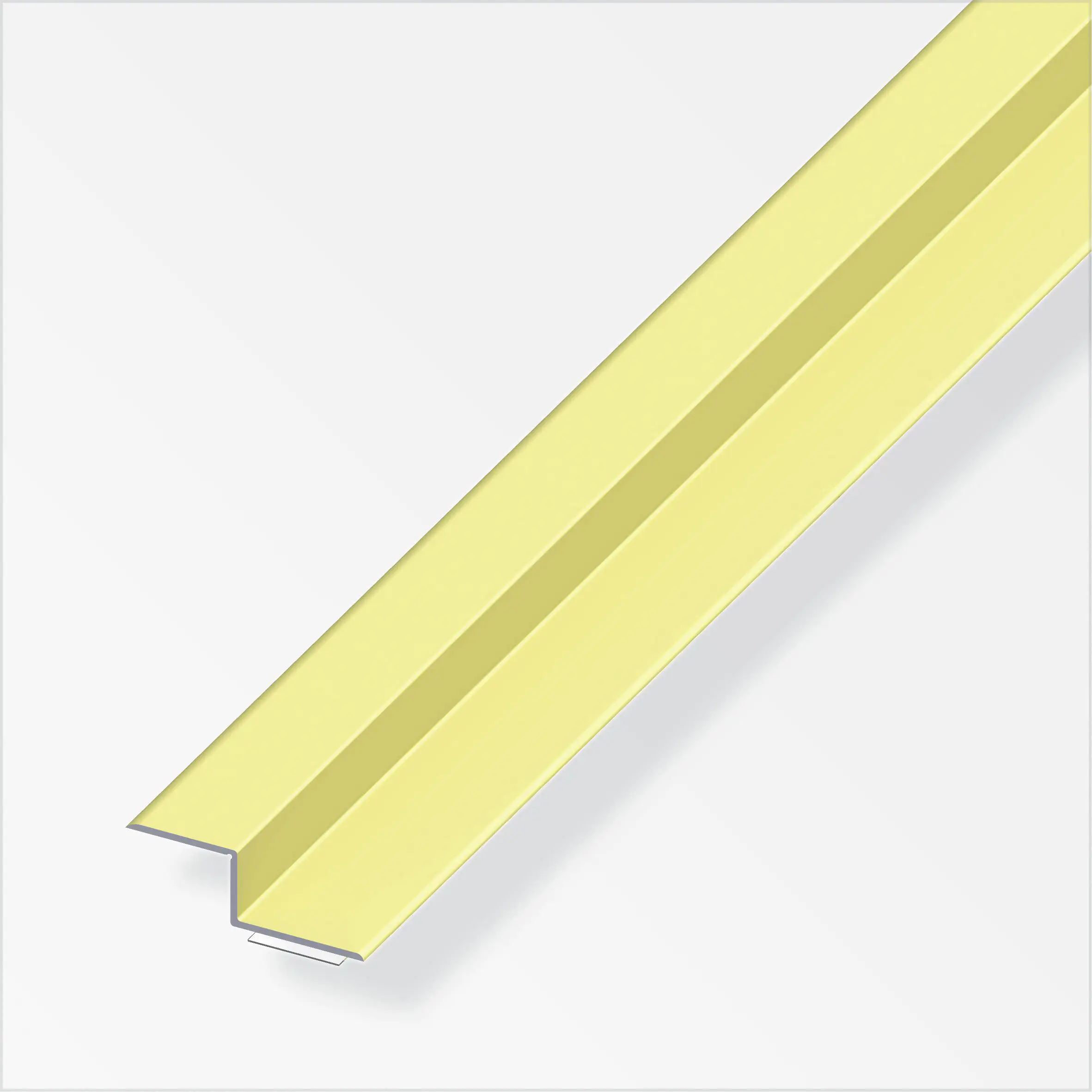 alfer Z-Abschluss-Profil 1 m, 15 x 20 x 9 mm Aluminium eloxiert messing